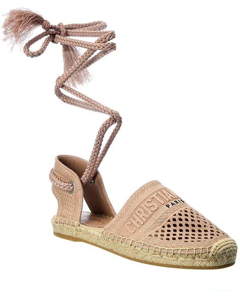 dior granville espadrille|dior espadrilles sandals.